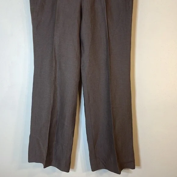 Anne Klein Linen Silk Blend Palm Springs Earth Double Layer Dress Pants. 14. NWT - Picture 6 of 12